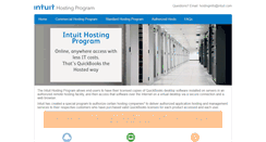 Desktop Screenshot of intuithostingprogram.com