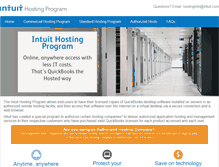 Tablet Screenshot of intuithostingprogram.com